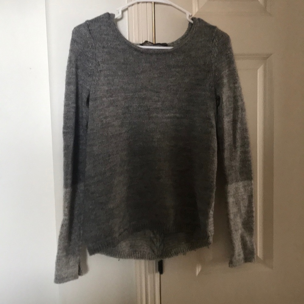 Outback red grey sweater
